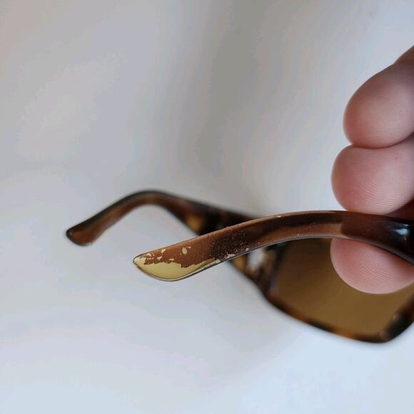 Vintage Bvlgari Womens Sunglasses Brown Frame Blingy Rhinestone Designer READ - Picture 6 of 7